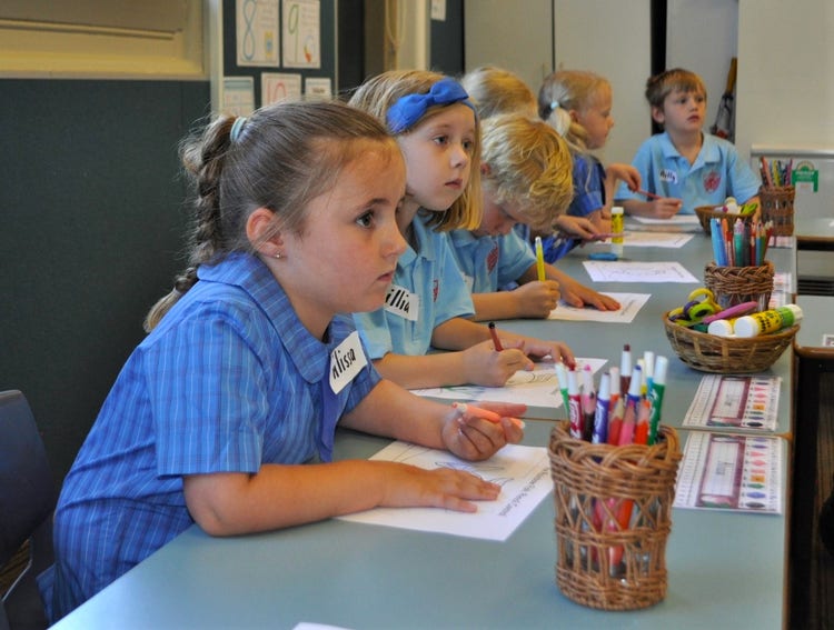 Students engaged in the learning.